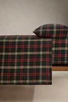 CHRISTMAS TARTAN CHECK FLANNEL DUVET COVER