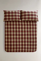 PLAID FLANNEL CHRISTMAS DUVET COVER