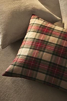 PLAID FLANNEL CHRISTMAS PILLOWCASE