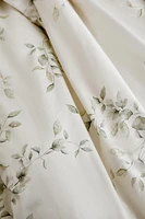 LEAF PRINT DUVET COVER