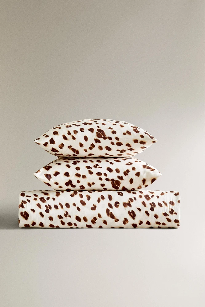 ANIMAL PRINT SATEEN DUVET COVER