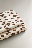 ANIMAL PRINT SATEEN FLAT SHEET