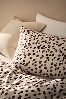 ANIMAL PRINT SATEEN PILLOWCASE