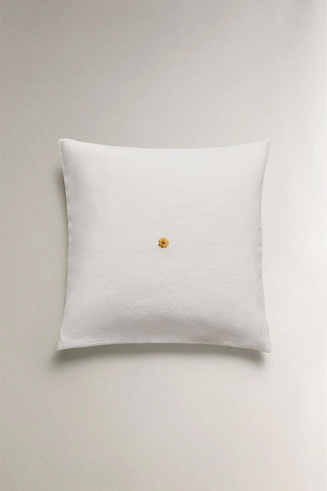 SUNFLOWER THROW PILLOW COVER