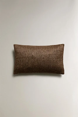 COTTON AND LINEN THROW PILLOW COVER