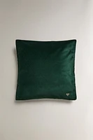 CHRISTMAS VELVET THROW PILLOW COVER