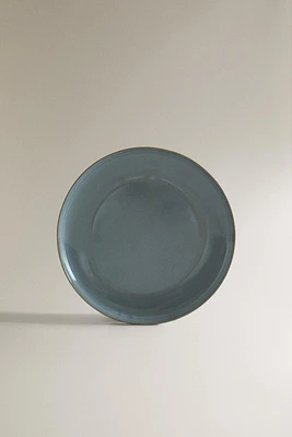 DESSERT PLATE WITH CONTRAST RIM