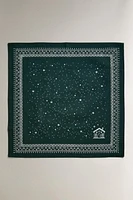 SET OF CHRISTMAS VILLAGE COTTON NAPKINS (SET 2)