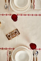 CHRISTMAS REINDEER COTTON TABLECLOTH