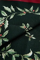 PACK OF CHRISTMAS NAPKINS WITH HOLLY BORDER (PACK OF 2)