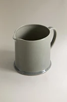 GLAZED STONEWARE PITCHER