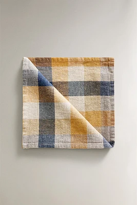 PLAID LINEN NAPKIN (PACK OF 2)