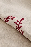 CHRISTMAS BRANCH LINEN TABLECLOTH