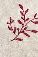 SET OF LINEN CHRISTMAS BRANCH NAPKINS (SET OF 2)