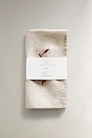 SET OF LINEN CHRISTMAS BRANCH NAPKINS (SET OF 2)