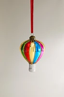 GLASS BALLOON CHRISTMAS TREE ORNAMENT