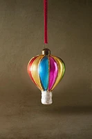 GLASS BALLOON CHRISTMAS TREE ORNAMENT