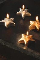 PACK OF CHRISTMAS STAR TEALIGHT CANDLES (PACK OF 6)