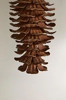 METAL PINE CONE CHRISTMAS TREE ORNAMENT