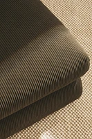 FOLDING CORDUROY LOUNGE CHAIR