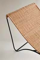 METAL RATTAN LOUNGER