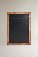 RECTANGULAR WALL MIRROR WITH WOODEN FRAME