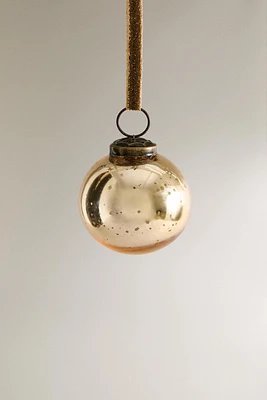 GLASS BALL CHRISTMAS TREE ORNAMENT