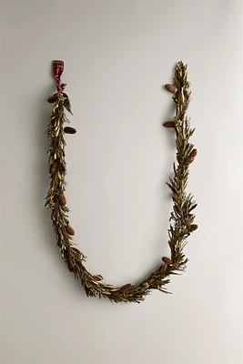 OLIVE LEAF CHRISTMAS LIGHT UP GARLAND