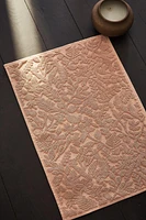 NON-SLIP VELOUR JACQUARD BATH MAT