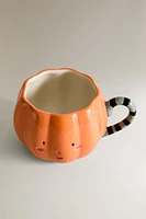 KID'S HALLOWEEN PUMPKIN CERAMIC MUG