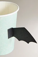 SET OF KID'S HALLOWEEN BAT PAPER CUPS (SET OF 12)