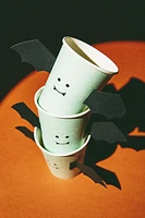 SET OF KID'S HALLOWEEN BAT PAPER CUPS (SET OF 12)