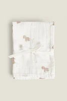 PACK OF CHILDREN’S DONKEY MUSLIN CLOTHS (PACK OF 3)