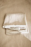 CHILDREN’S STRIPED MUSLIN BATH TOWEL