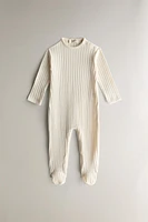 CHILDREN’S CUTWORK FOOTED ROMPER