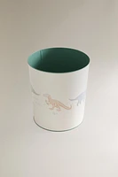 Dinosaurs children's desk garbage can