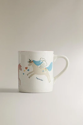 CHILDREN’S CERAMIC UNICORN MUG