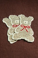 SET OF CHILDREN’S CHRISTMAS BEAR PAPER NAPKINS (SET OF 20)