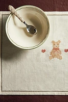 CHILDREN’S CHRISTMAS BEAR COTTON PLACEMAT