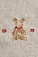 CHILDREN’S CHRISTMAS BEAR COTTON PLACEMAT