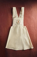 COTTON AND LINEN CHRISTMAS BEAR APRON