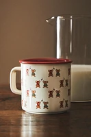 CHILDREN'S STONEWARE CHRISTMAS MOUSE MUG