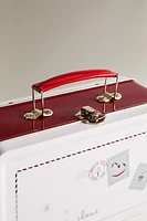 CHILDREN’S CHRISTMAS POSTCARD METAL BRIEFCASE