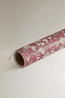 CHRISTMAS FLOWERS WRAPPING PAPER