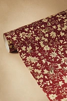 CHRISTMAS FLOWERS WRAPPING PAPER