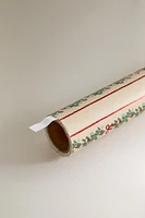 CHRISTMAS WRAPPING PAPER WITH BORDER