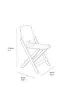 BAREBONES FOLDING OUTDOOR CAMPING CHAIR