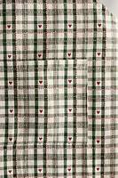 CHRISTMAS HEARTS COTTON APRON