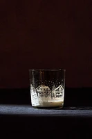 CHRISTMAS VILLAGE TRANSFER GLASS TUMBLER