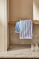 STRIPED COTTON TERRYCLOTH KITCHEN TOWEL